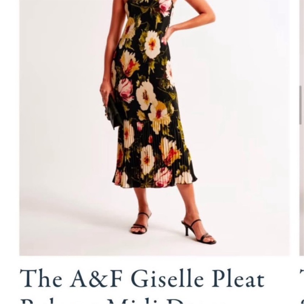 SEARCHING FOR Abercrombie & Fitch Giselle pleated dress